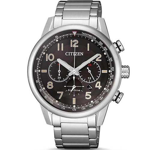 CITIZEN CA4420-81E MEN´S ECO-DRIVE CHRONOGRAPH BLACK DIAL BRACELET WATCH