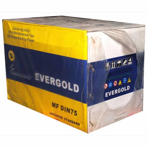 EVERGOLD BATTERY 75AH/12V CAR BATTERY (C)