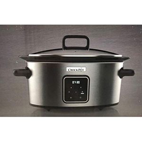 Crock Pot 4.7l Gloss Black Digital Countdown Slow Cooker