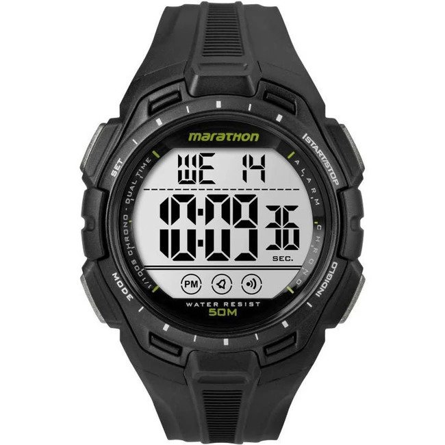 TIMEX TW5K94800 MEN'S MARATHON DIGITAL BLACK CHRONOGRAPH RESIN WATCH