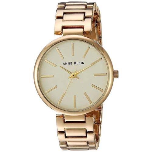 ANNE KLEIN AK/2786CHGB WOMEN'S GOLD-TONE BRACELET SMALL WATCH