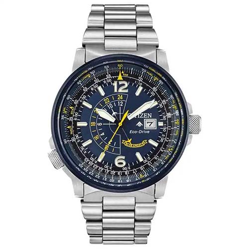 CITIZEN BJ7006-56L MEN’S ECO-DRIVE PROMASTER NIGHTHAWK BLUE DIAL WATCH