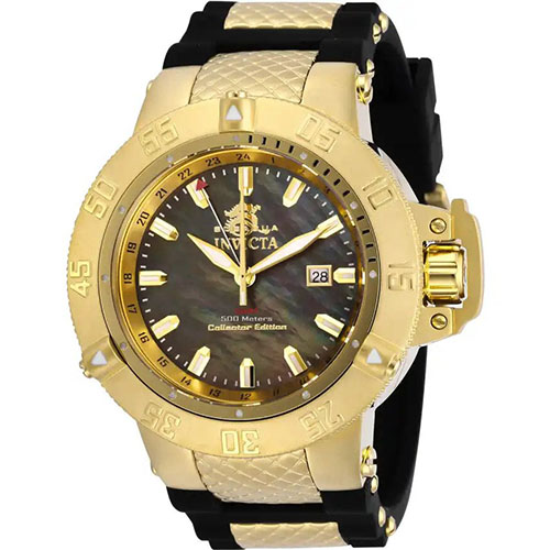 INVICTA 29618 MEN’S SUBAQUA QUARTZ GMT BROWN DIAL LARGE WATCH