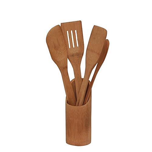 Home Choice Wooden Kitchen Utensils - Set Of 4