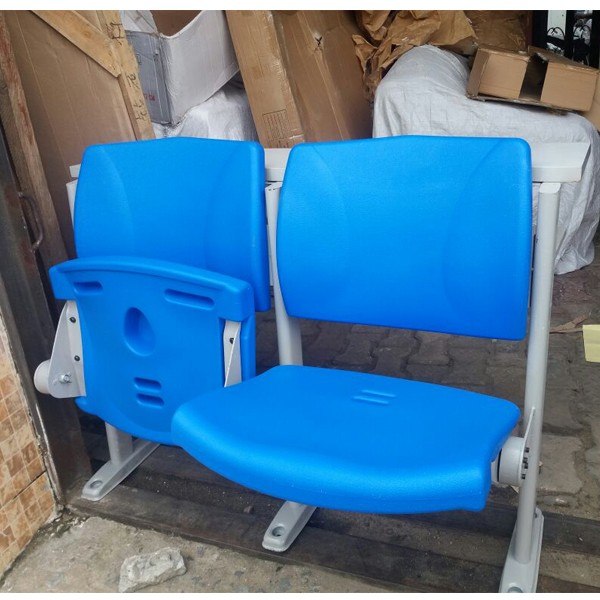 Deluxe Foldable Plastic Chair (2in1 Blue)