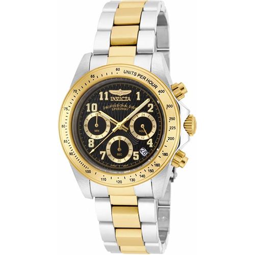 Invicta 17027 Men’s Speedway Quartz Chronograph Black Dial Watch - Large