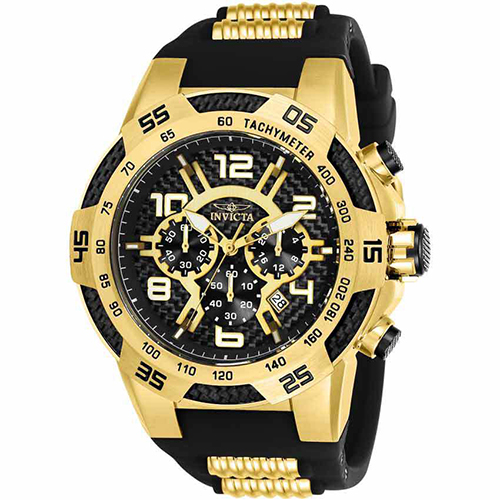 Invicta 24233 Men’s Speedway Quartz Multifunction Black Dial XL Watch