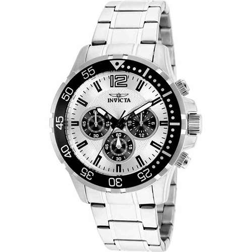 Invicta 25753 Men’s Specialty Quartz Chronograph Silver Dial Watch