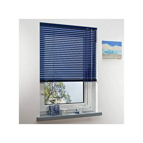 Classy 25mm Aluminum Window Blind - Blue 001 (0.75M WIDTH X 0.75M HEIGHT) - Medium