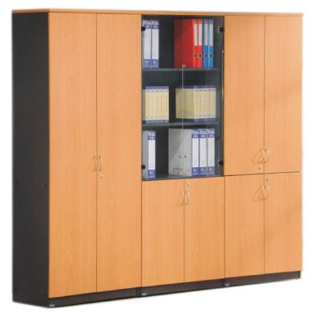Wooden 3-in-1-Double-Door-Full Height-Cabinet