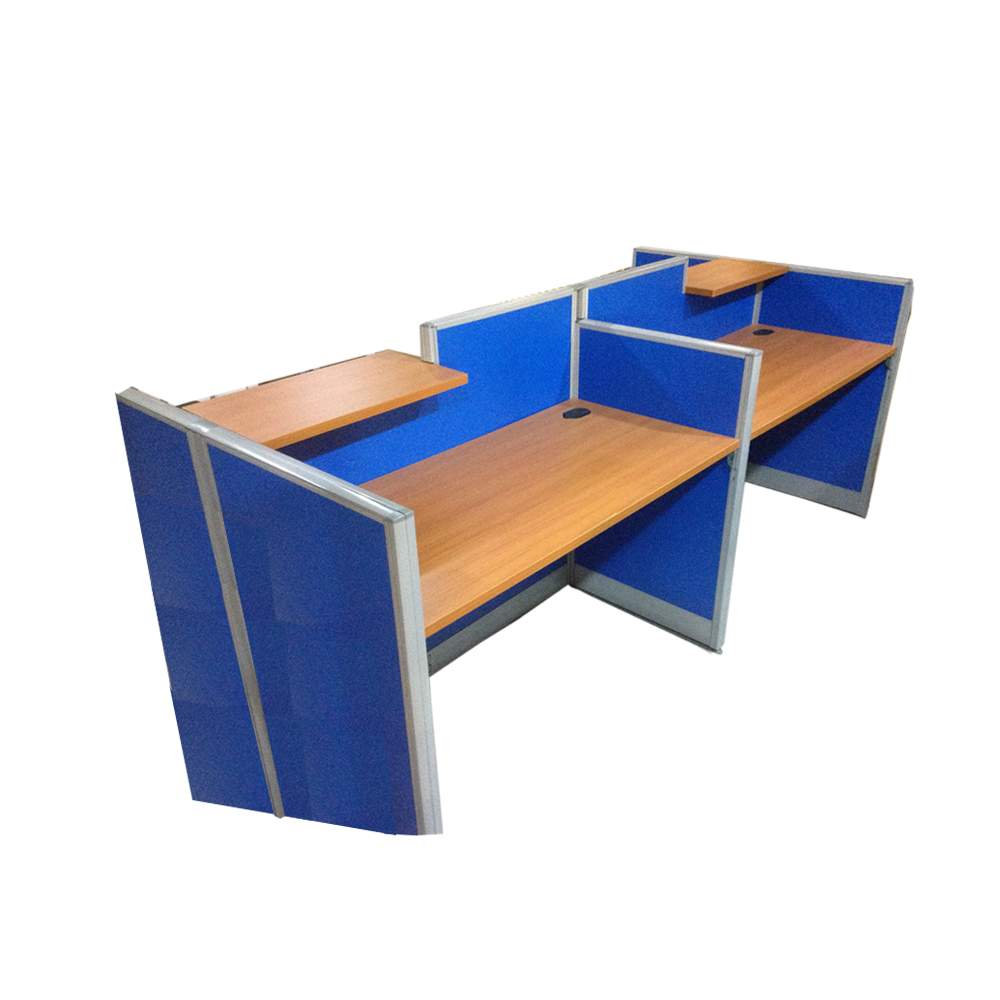 4-Man Workstation with Pedestals EXQ