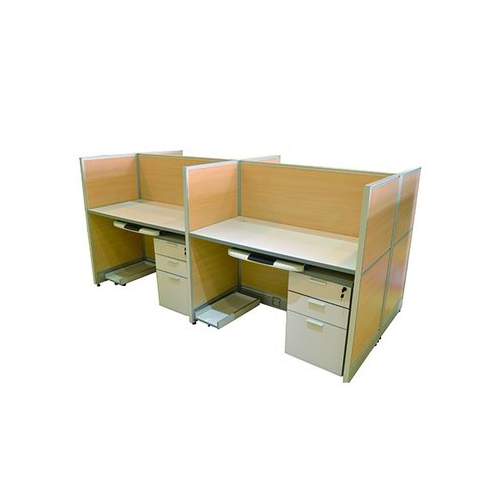 4-Seater Workstation with pedestals