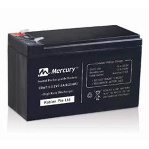 Mercury UPS Replacement Battery 7.5Ah 12V| Elite 7.5