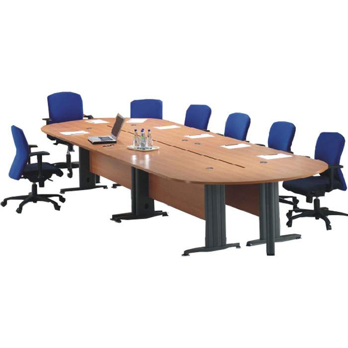 12-Man Conference Table with Metal Legs ATK Model