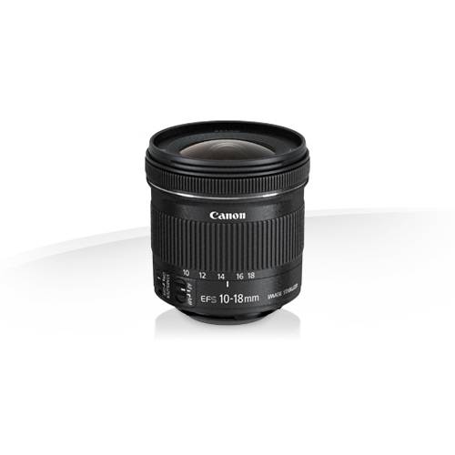 Canon Professional Digital EF-S 10-18mm f/4 IS STM Lens (DAME) - Black