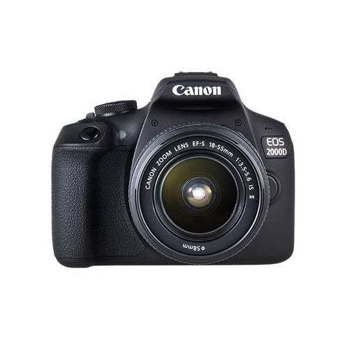 Canon Professional Digital SLR Camera EOS 2000D with 18-55mm Lens (DAME) - Black
