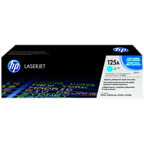 HP 125A Cyan Original LaserJet Toner Cartridge (CB541A)