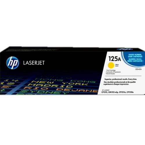 HP 125A Yellow Original LaserJet Toner Cartridge (CB542A)