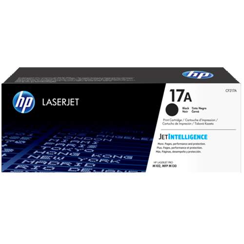 HP 17A Black Original LaserJet Toner Cartridge (CF217A)