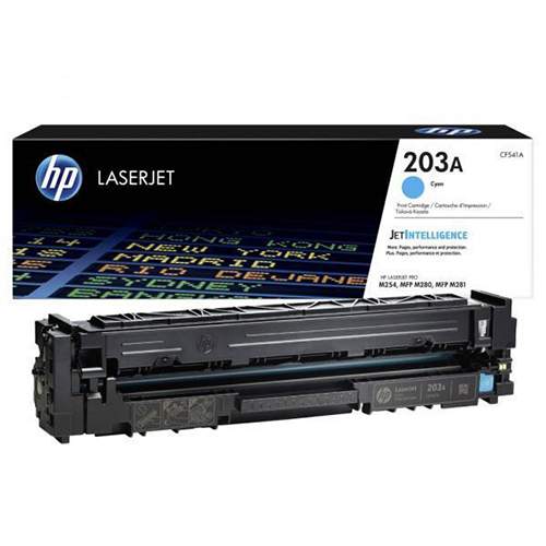 HP 203A Cyan Original LaserJet Toner Cartridge (CF541A)