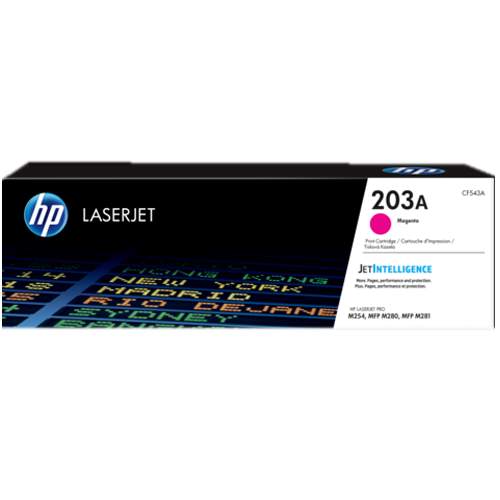 HP 203A Magenta Original LaserJet Toner Cartridge (CF543A)