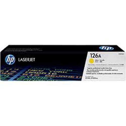 HP 126A Yellow, CE312A Original LaserJet Toner Cartridge (DW)