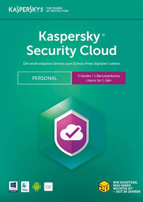 Kaspersky Security Cloud - Family Africa Edition. 20-Device; 5-Account KPM; 1-Account KSK 1 year Base Download Pack