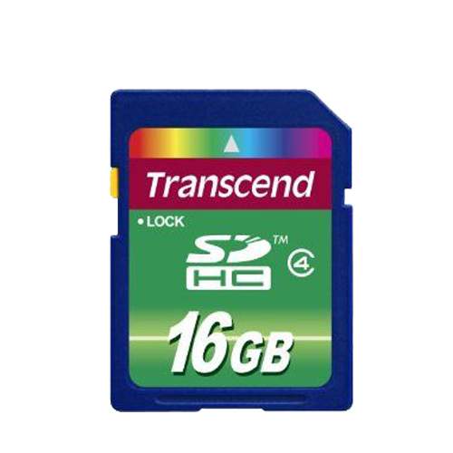 Transcend 16 GB High Speed SDHC Class 4 Flash Memory Card TS16GSDHC4
