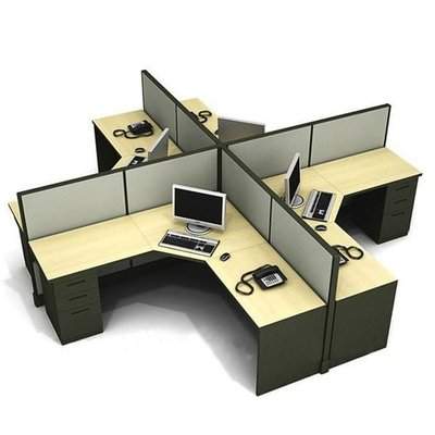 Office Workstation Classic (1.2 metre per man)