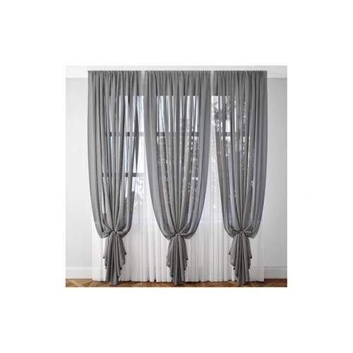 Window Curtain Divider Plain Voile 075 Window 6ftWindow 7ftWindow 8ft