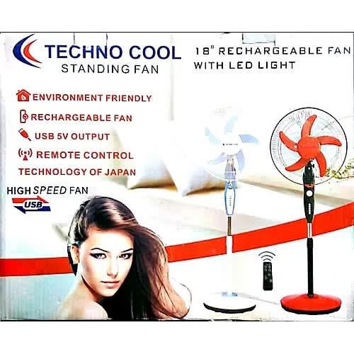 TECHNOCOOL 18 INCHES RECHARGEABLE STANDING FAN