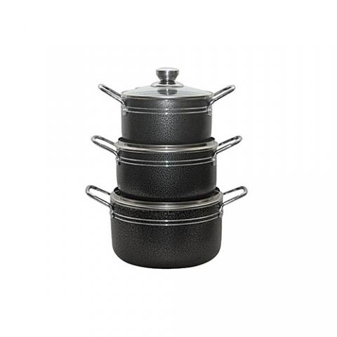 Master Chef 3 Pcs Non-stick Pot