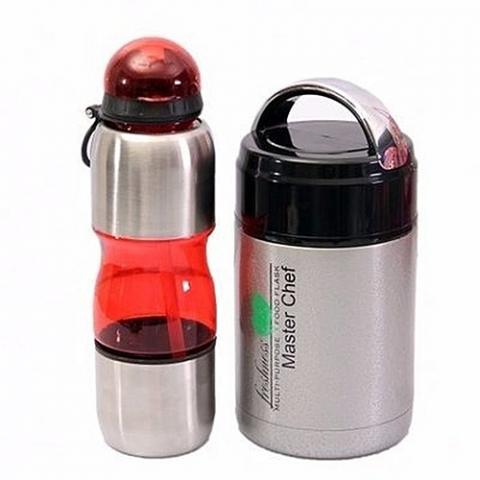 Master Chef Water Bottle & Food Flask For Kids