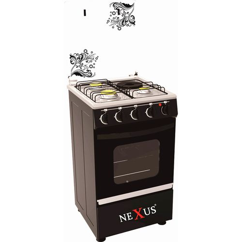 Nexus Gas Cooker Black (4+0) | GCCR-NX-5055B