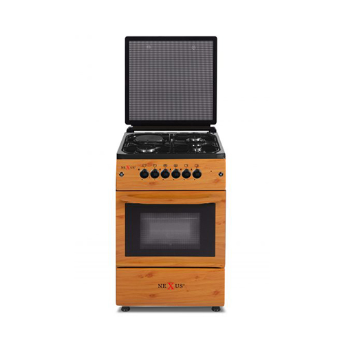 NEXUS GAS COOKER -WOOD FINISH | NX-6004 (3+1)