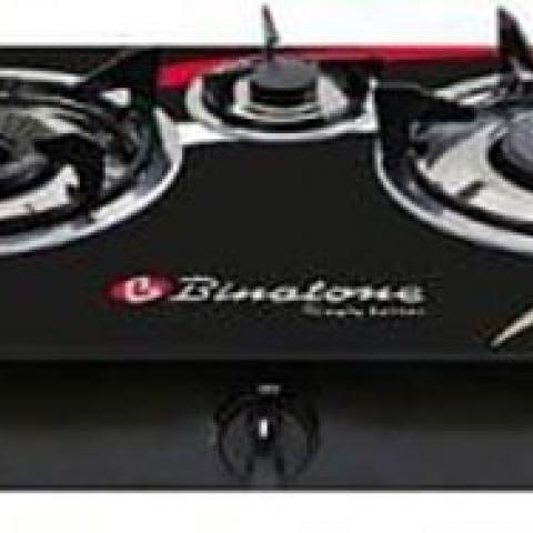 Binatone 3 Gas Burner -Table Top Gas Cooker- Ggc-0212