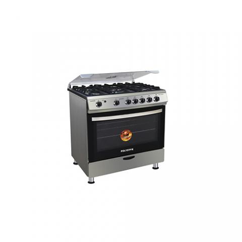 POLYSTAR Gas Cooker 5 BURNER GAS,OVEN GRILL - PVFS-80GG5