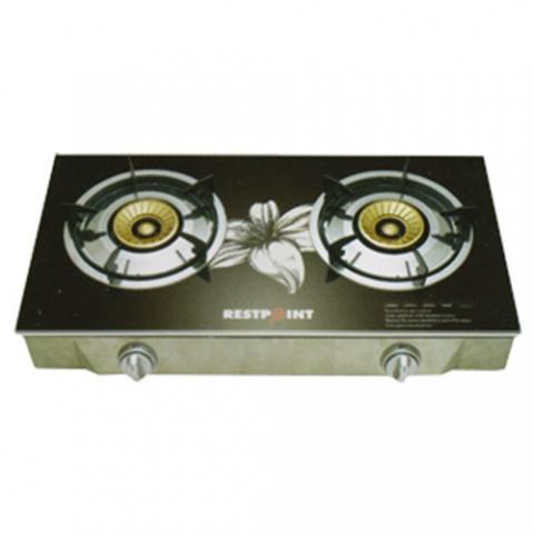 Restpoint Table Gas Stove | RC-26TBS (2 Burners/Glass)