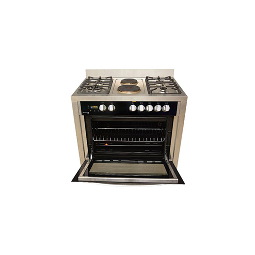 SCANFROST STANDING GAS COOKER 4 GAS + 2ELECTRIC SFC9423SS