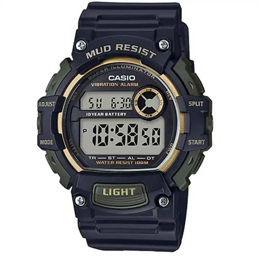 CASIO TRT110H-1A2V MEN’S MUD RESISTANT QUARTZ RESIN DIGITAL WATCH