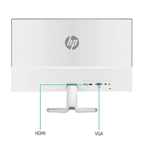 HP 24fw with Audio 24-inch Display - FHD (1920 x 1080), HDMI (with HDCP support); VGA, Silver Colour (PW)