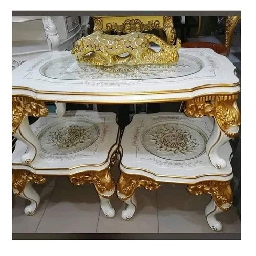 QUALITY TWO ROUND MARBLE TO CENTER TABLE -AVAILABLE (SOFU)