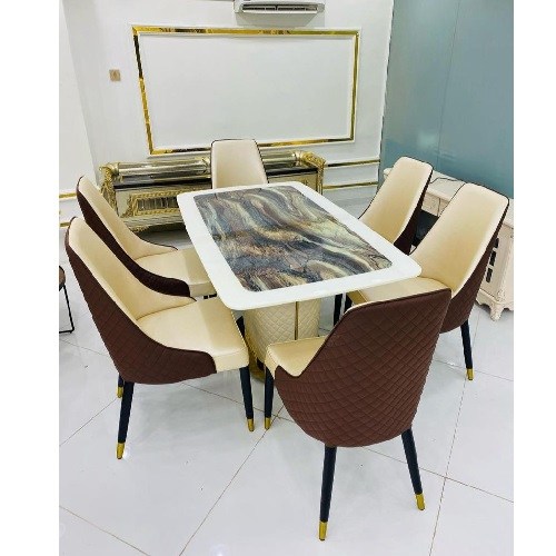 QUALITY DESIGNED 6 MAN CONFERENCE TABLE & CHAIRS - AVAILABLE (SOFU)