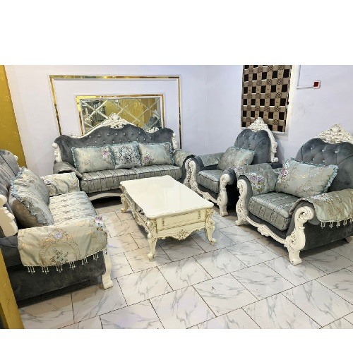 QUALITY DESIGNED 7 SEATERS SOFA WITHOUT CENTER TABLE -AVAILABLE (AUSFUR)