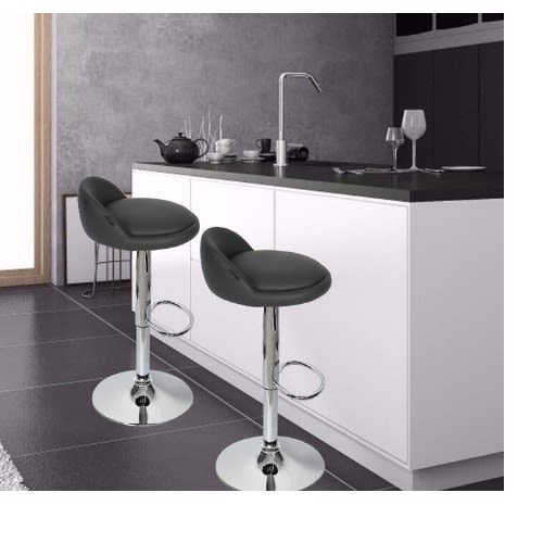 QUALITY DESIGNED BLACK BAR STOOL - AVAILABLE (MOBIN)