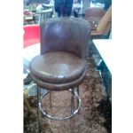 QUALITY DESIGNED BROWN ROUND BAR STOOLS- AVAILABLE (ROMIN)