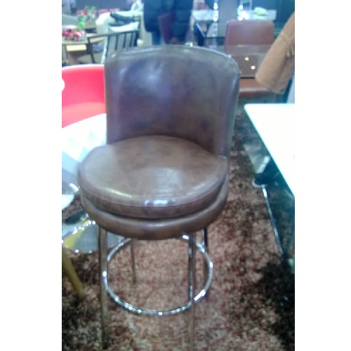 QUALITY DESIGNED BROWN ROUND BAR STOOLS- AVAILABLE (ROMIN)