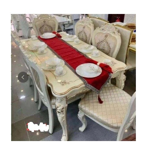 QUALITY DESIGNED CREAM DINING SET - AVAILABLE (SOFU)