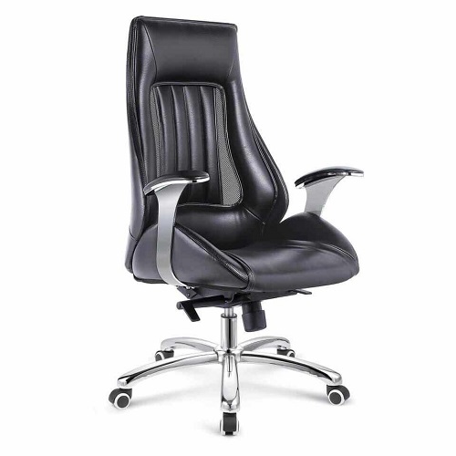 QUALITY BLACK HIGH BACK EXECUTIVE OFFICE CHAIR - AVAILABLE (MOBIN)