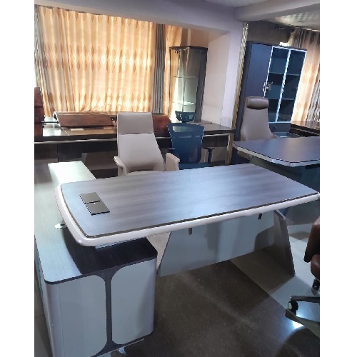 QUALITY DESIGNED GRAY OFFICE TABLE- AVAILABLE (AUFUR)